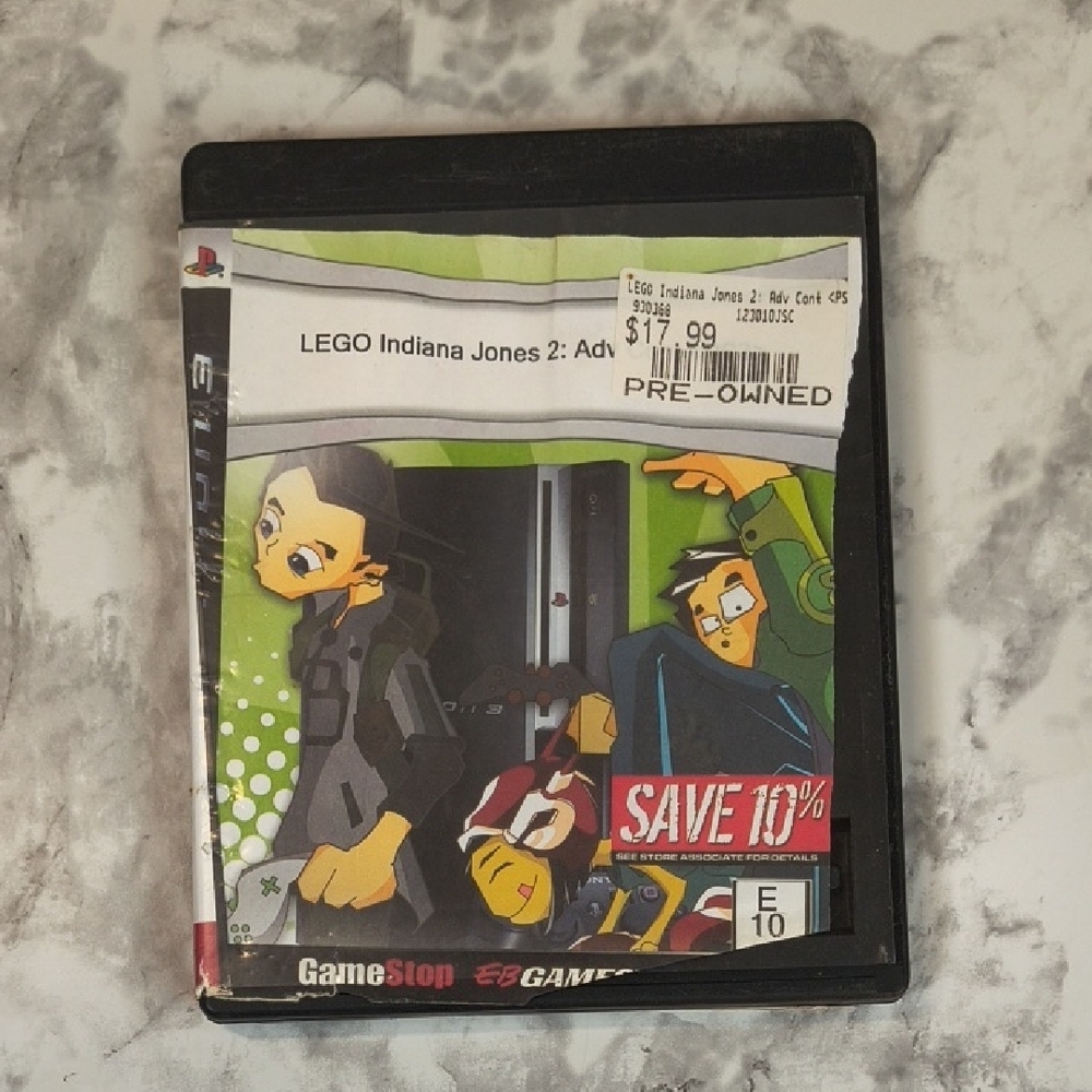 LEGO Indiana Jones 2: Adventure Game for PlayStation - Green and Black